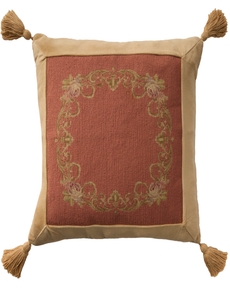 Vintage Pillow VAN6 Coral 20" x 20" Throw Pillow