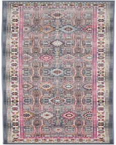 Vintage Kashan VKA05 Grey/Multi Rug 2'4" x 8'