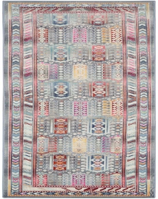 Vintage Kashan VKA06 Grey/Multi Rug 2'4" x 8'