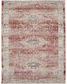 Vintage Kashan VKA07 Red/Ivory Rug 2'4" x 8'
