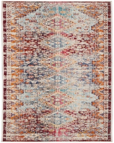 Vintage Kashan VKA09 Multicolor Rug 2'4" x 8'
