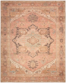 Vintage Washables VWS11 Coral Multicolor Area Rug