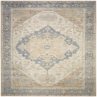 Vintage Washables VWS13 Blue Green Area Rug