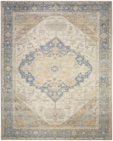 Vintage Washables VWS13 Blue Green Area Rug