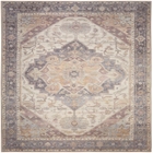 Vintage Washables VWS13 Ivory Purple Area Rug