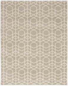 Washable Charm WCH01 Silver Ivory Area Rug
