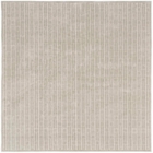 Washable Charm WCH02 Silver Ivory Area Rug
