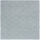 Washable Charm WCH03 Blue Ivory Area Rug