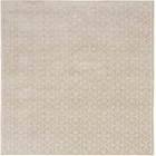 Washable Charm WCH03 Silver Ivory Area Rug