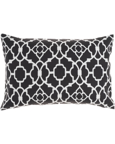 WAVERLY PILLOW WP004 BLACK 12" X 21" THROW PILLOW