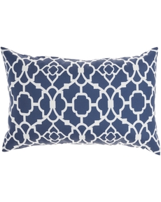 WAVERLY PILLOW WP004 NAVY 12" X 21" THROW PILLOW