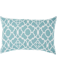 WAVERLY PILLOW WP004 TURQUOISE 12" X 21" THROW PILLOW