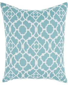 WAVERLY PILLOW WP004 TURQUOISE 20" X 20" THROW PILLOW