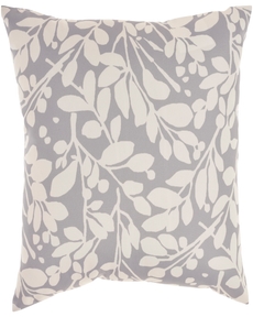 WAVERLY PILLOW WP011 GREY 20" X 20" THROW PILLOW