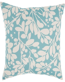 WAVERLY PILLOW WP011 TURQUOISE 20" X 20" THROW PILLOW