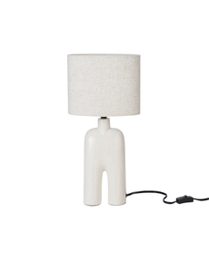17" WDL04 White Ceramic Table Lamp