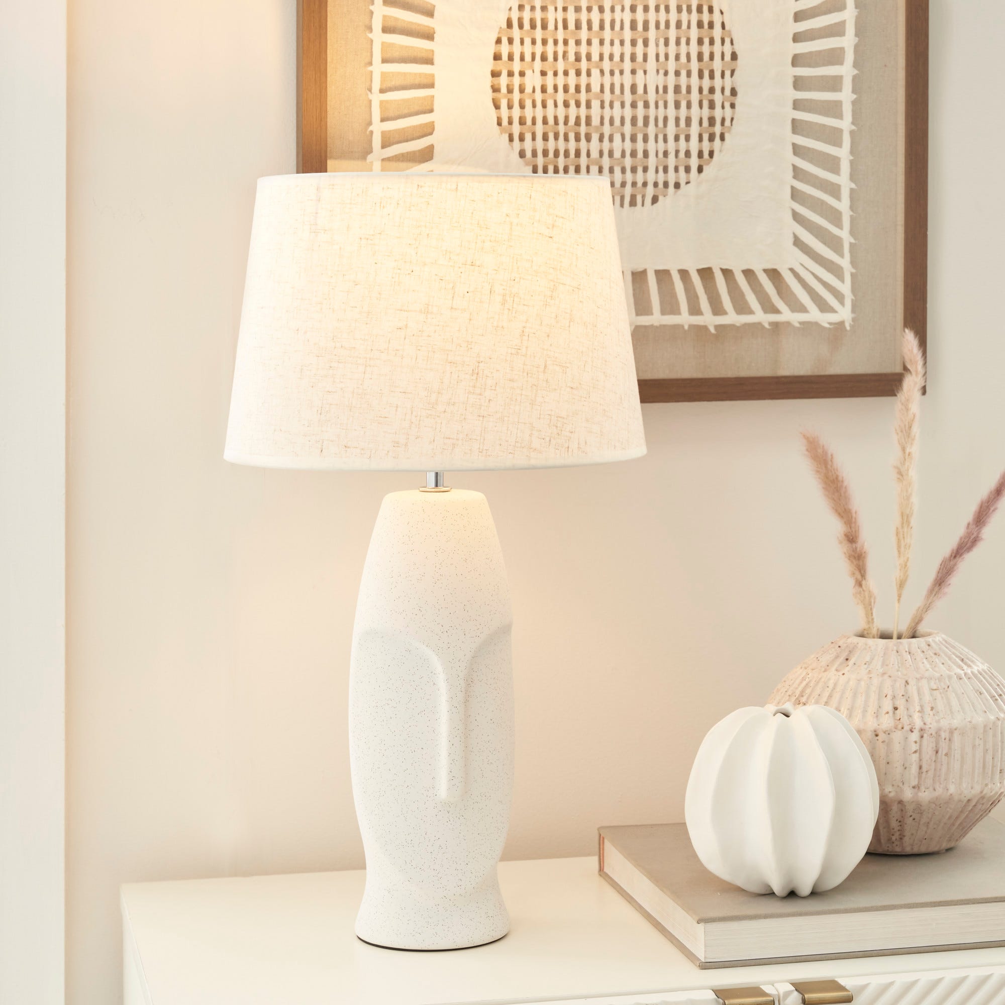 Ceramic cream lamp cheap
