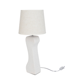 21" WDL06 Cream Ceramic Table Lamp