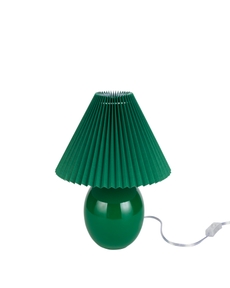 13" WDL07 Green Ceramic Accent Lamp
