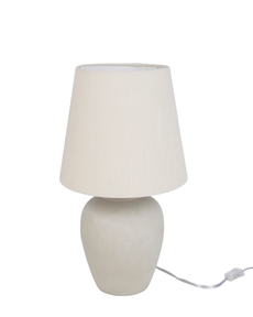 20" WDL08 White Ceramic Table Lamp