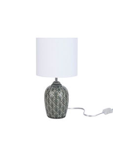 13" WDL09 Grey Ceramic Accent Lamp
