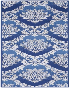 Whimsicle WHS01 Blue Rug 2' x 8'