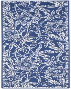 Whimsicle WHS05 Navy Rug 2' x 6'