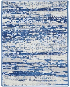 Whimsicle WHS06 Ivory Navy Rug 2' x 8'