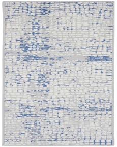 Whimsicle WHS07 Grey Blue Rug 2' x 6'