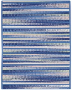 Whimsicle WHS12 Blue Multicolor Rug 2' x 8'
