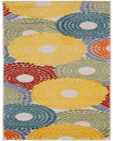 Aloha ALH29 Multicolor 2' x 6' Area Rug