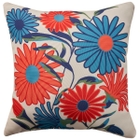 Aloha ALH33 Ivory Multicolor 20" x 20" Throw Pillow