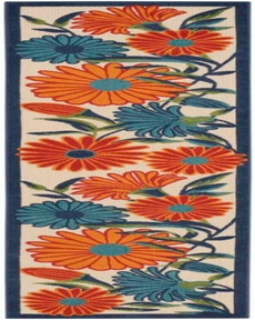 Aloha ALH33 Multicolor 2'3" x 8' Area Rug