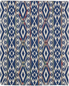 CANTON CAN01 BLUE 2'3" x 3'9" ACCENT RUG