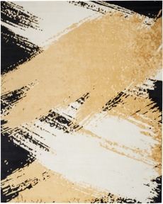 Christopher Guy Wool & Silk CGS36 Gold/Black Rug