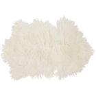 Couture Fur PR101 White 24" X 36" Decorative Rug