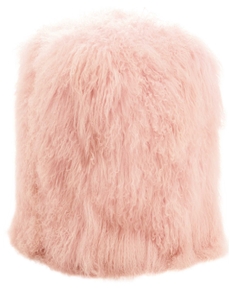 Couture Fur PR125 Rose 16 x 16 x 17 Poufs
