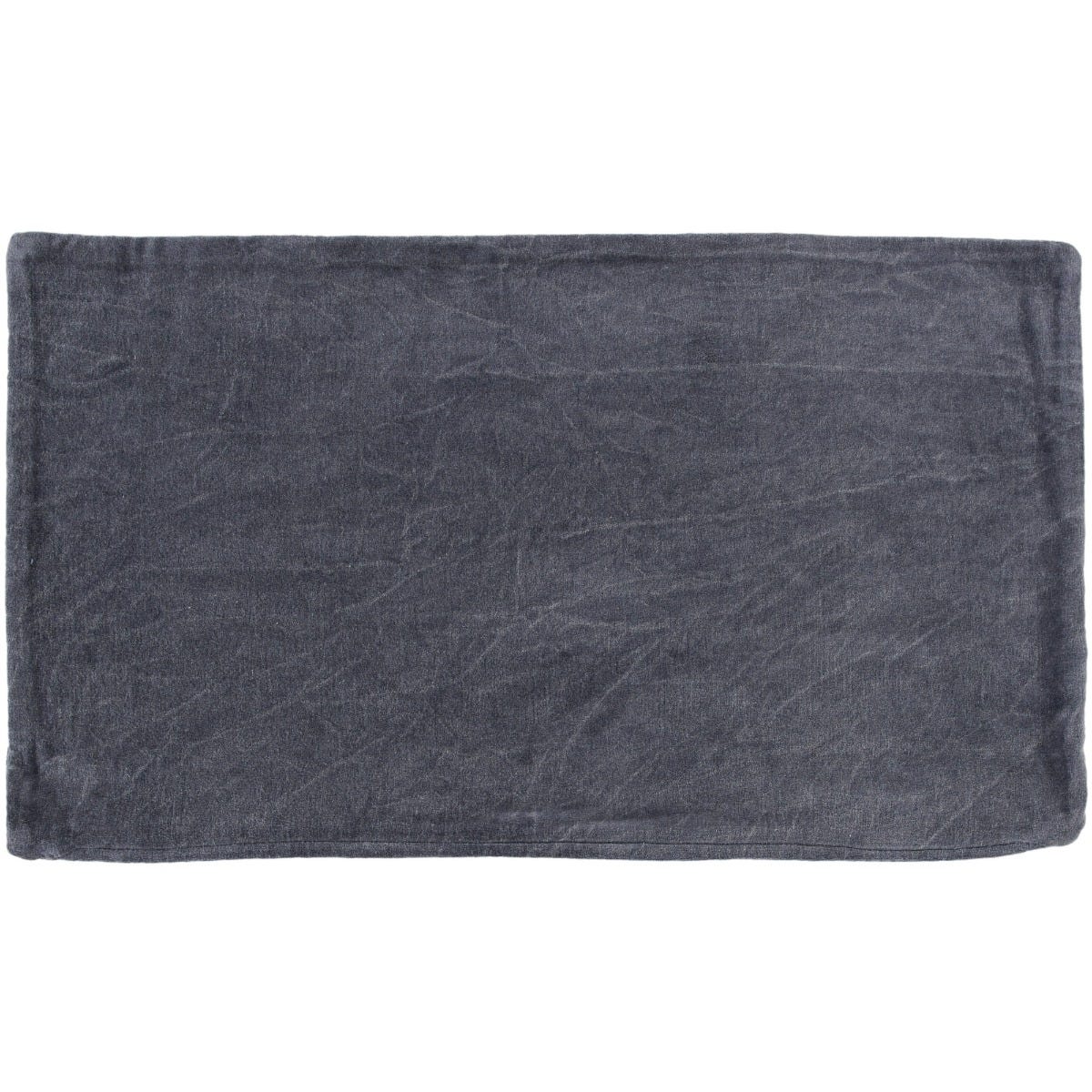 Velvet Throw Pillow Cover GE200 Charcoal 14x24 Mina Victory