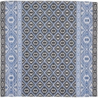DARIEN DAR05 BLUE 2'3" x 3'9" ACCENT RUG