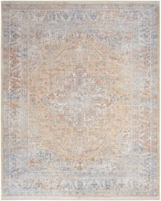 Elegant Heirlooms ELH01 Grey/Gold Area Rug