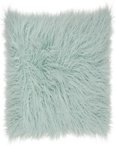 FAUX FUR BJ101 SKY 14" x 24" LUMBAR PILLOW