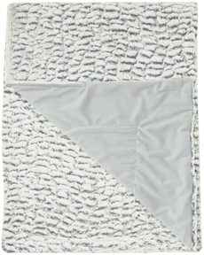 FUR HF007 BLUE WHITE 50" x 60" THROW BLANKET