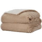 Faux Fur RD639 Beige 50" X 60" Throw Blanket