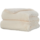 Faux Fur RD639 Ivory 50" X 60" Throw Blanket