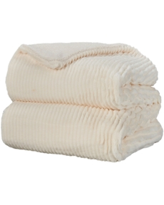 Faux Fur RD639 Ivory 50" X 60" Throw Blanket