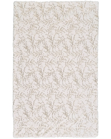 FAUX  FUR SN107 IVORY GOLD 50" X 60" THROW