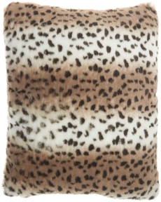 FAUX FUR VV465 BEIGE 20" X 20" THROW PILLOW