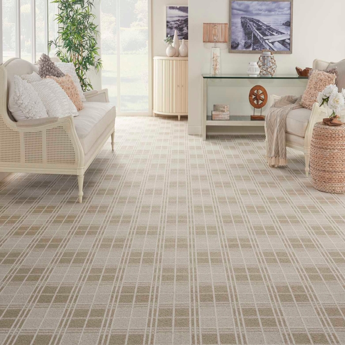 Elements Quadrant Quad Plains Ivory Broadloom Carpet