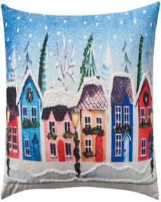 Holiday Pillow L0517 Multicolor 14" X 20" Throw Pillow