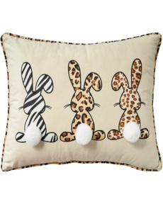 Holiday Pillows L0489 Beige 14" X 20" Throw Pillow